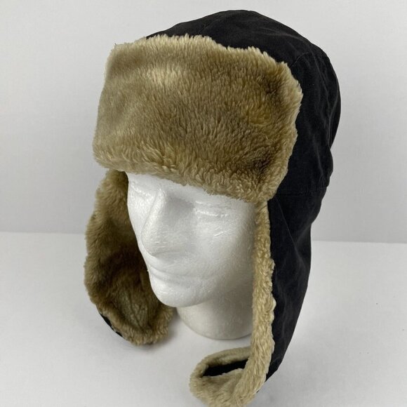 Weatherproof Trapper Hat Men's L Nylon Blend Shell Soft Fleece Lining Outdoors - Picture 2 of 8